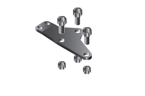 1. Montage der Adapterplatte 1. Montage der Adapterplatte